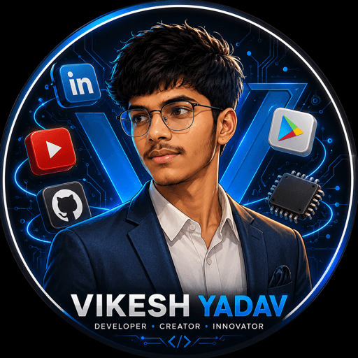 Illustrated portrait of Vikesh Yadav
